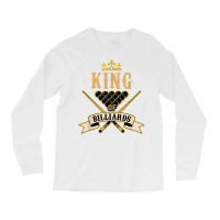 Billiard Snooker Lovers  King Of Billiards T Shirt Long Sleeve Shirts | Artistshot