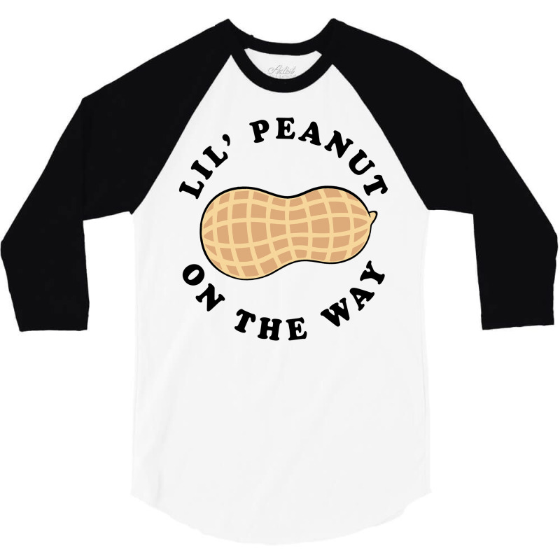 Little Peanut On The Way 3/4 Sleeve Shirt | Artistshot