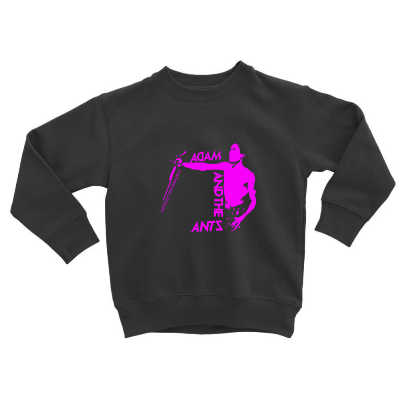 Adam And Funny Trend New The Ants Ants Invasion Tour 1980 Toddler Sweatshirt by iriana1 | Artistshot