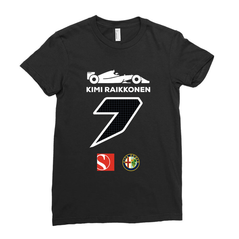 Kimi Raikkonen Ladies Fitted T-Shirt by coşkun | Artistshot