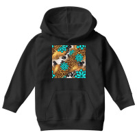 Western Turquoise Gemstone Seamless Pattern Youth Hoodie | Artistshot