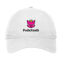 Pink Fong Cute Baby Adjustable Cap | Artistshot