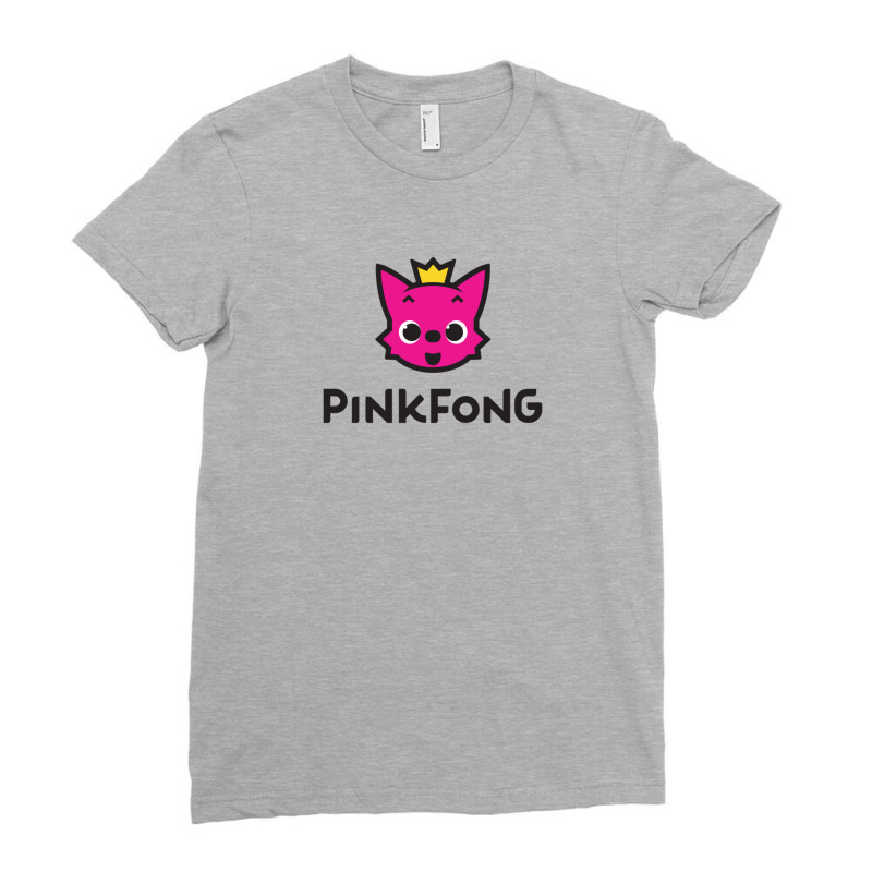 Pink Fong Cute Baby Ladies Fitted T-Shirt by coşkun | Artistshot