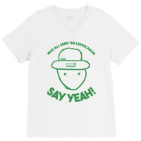 Amateur Leprechaun Sketch Mobile Alabama St Patrick's Shirt Long Sleev V-neck Tee | Artistshot