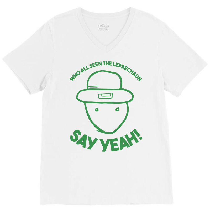 Amateur Leprechaun Sketch Mobile Alabama St Patrick's Shirt Long Sleev V-Neck Tee by paisleafuscaldo | Artistshot