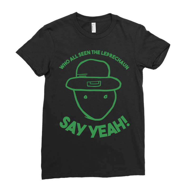 Amateur Leprechaun Sketch Mobile Alabama St Patrick's Shirt Long Sleev Ladies Fitted T-Shirt by paisleafuscaldo | Artistshot