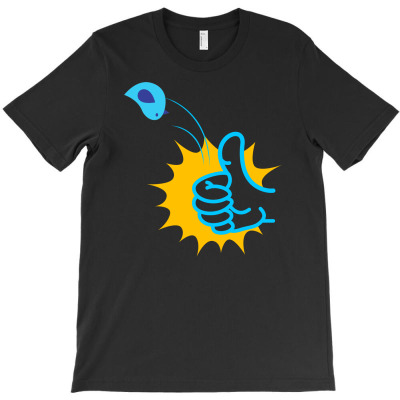 Flippin The Bird T-shirt Designed By Sani Santika