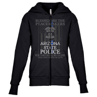 Arizona Highway Patrol Police Support Peacemakers Youth Zipper Hoodie | Artistshot