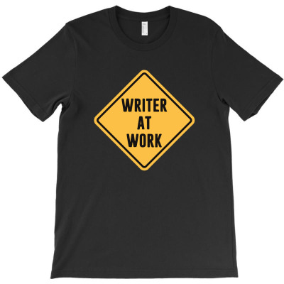 Writer At Work T-shirt Designed By Intan Santana