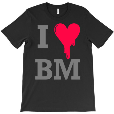 I Heart Bm For Women T-shirt Designed By Sani Santika