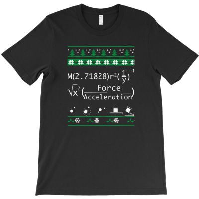Xmas In Physics T-shirt Designed By Intan Santana