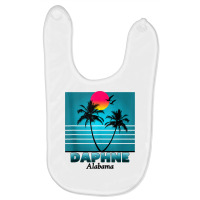 Daphne Alabama Holiday Retro Vintage Gift Tshirt Tank Top Baby Bibs | Artistshot