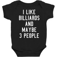 Billiards Lover Vintage Inspired Pool Hall Aesthetic T Shirt Baby Bodysuit | Artistshot