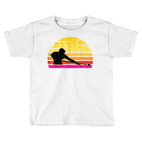 Billiards Player Retro Vintage Sports Pool Snooker Athlete T Shirt Toddler T-shirt | Artistshot