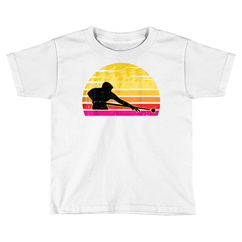 Billiards Player Retro Vintage Sports Pool Snooker Athlete T Shirt Toddler T-shirt | Artistshot