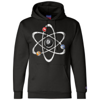 Billiards Pool Hall Sport T Shirt Atom Science Vintage Retro Champion Hoodie | Artistshot