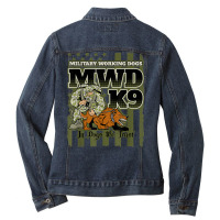 Military Working Dogs K9 Unit Shirt Ladies Denim Jacket | Artistshot