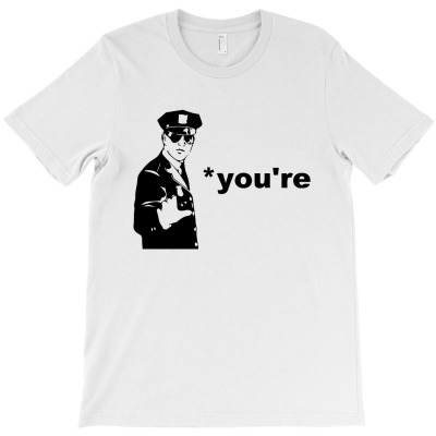 You're Your Grammar Police T-shirt Designed By Intan Santana