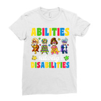 Boys Toddler Autism Shirts, Abilities Outweigh Disabilities Ladies Fitted T-shirt | Artistshot