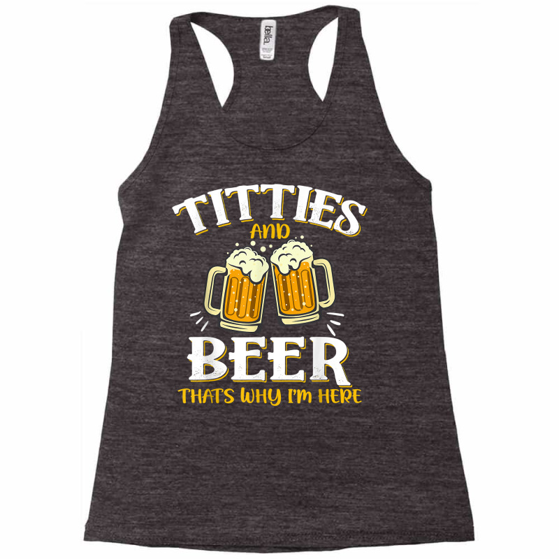 Funny Titties And Beer Drinking Oktoberfest Gift T Shirt Racerback Tank by strnadoymoskwaoj | Artistshot