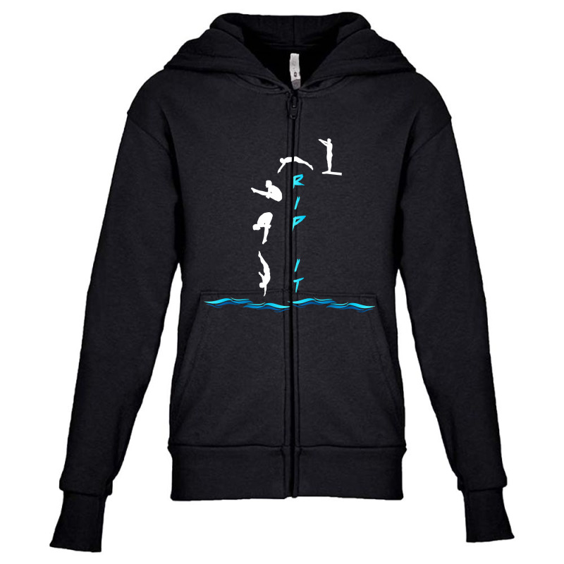 Springboard Diving Jump Swimming Sport T Shirt Youth Zipper Hoodie by Binhthai9809 | Artistshot