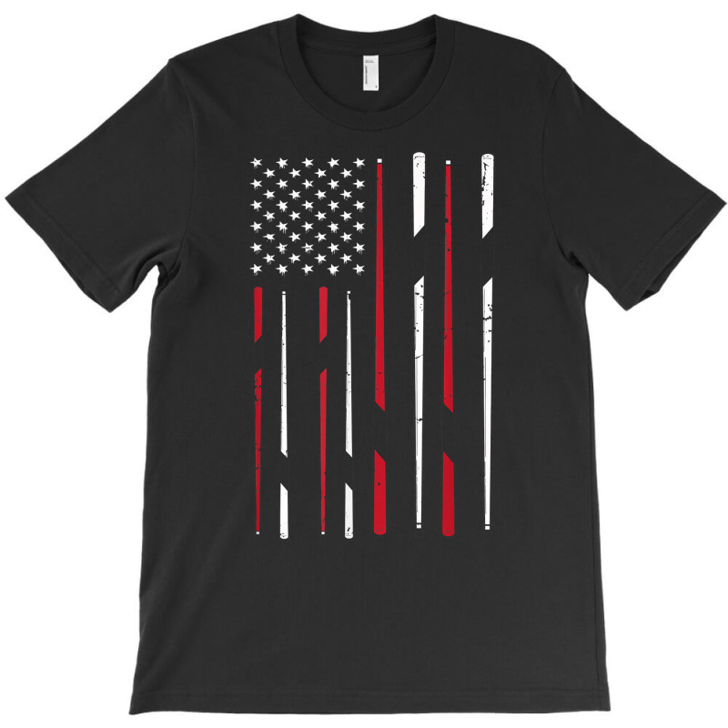 Billiards Usa Flag Snooker Cue Billiards Gift Snooker T Shirt T-shirt | Artistshot