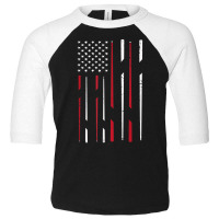 Billiards Usa Flag Snooker Cue Billiards Gift Snooker T Shirt Toddler 3/4 Sleeve Tee | Artistshot