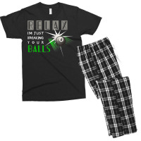 Breaking Your Balls Funny Billiards Pool Player Gift T Shirt Men's T-shirt Pajama Set | Artistshot