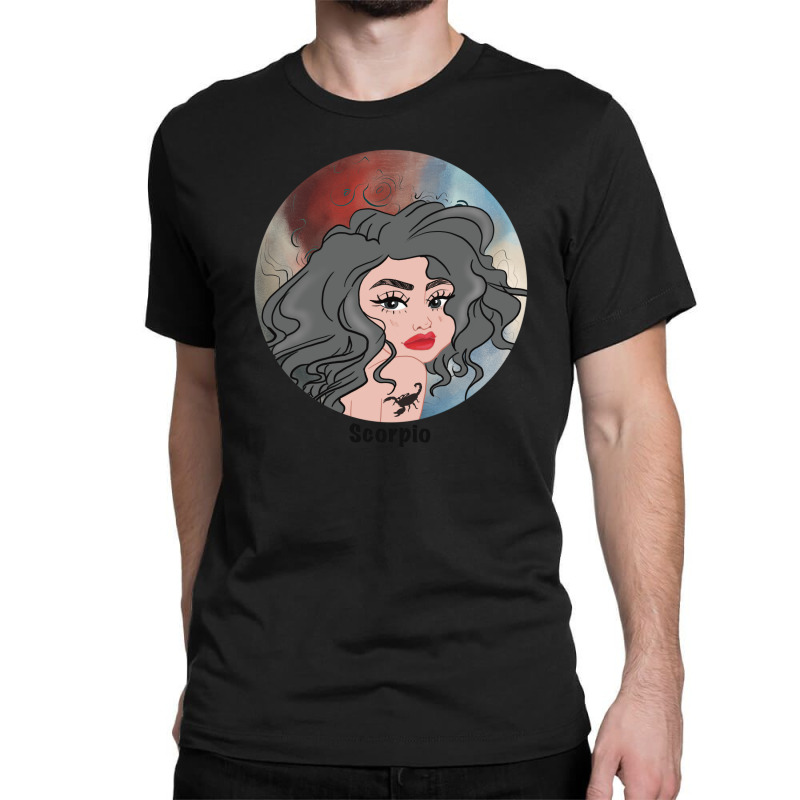 Scorpio Zodiac Classic T-shirt by wolfieDesign | Artistshot