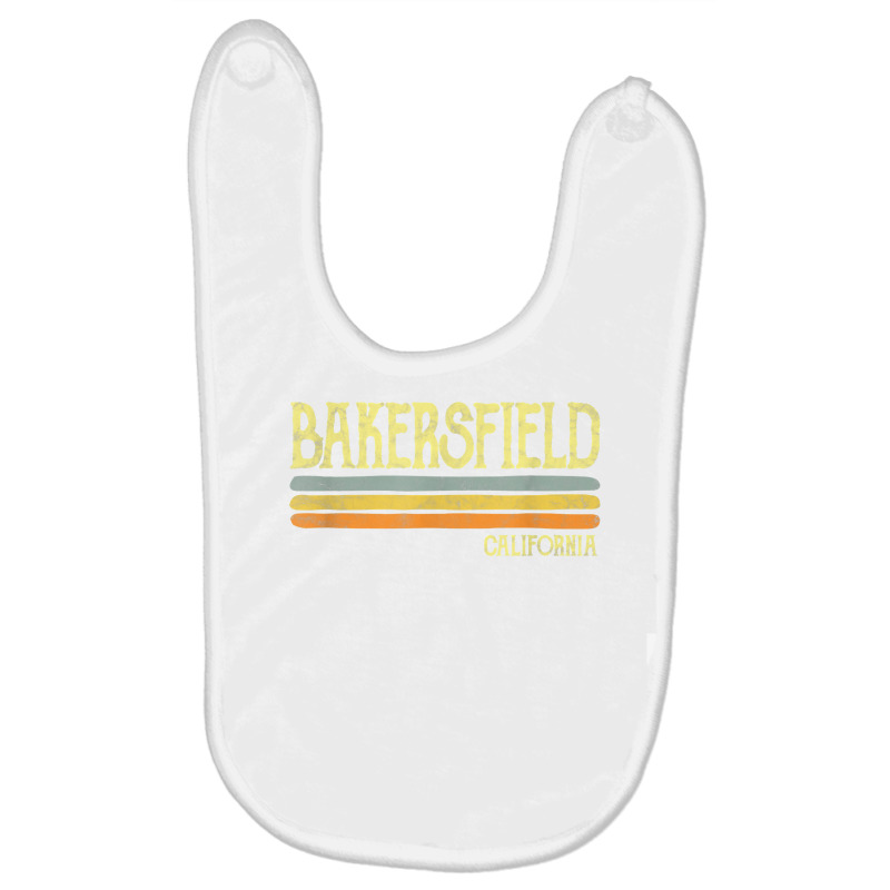 Vintage Bakersfield California Ca T Shirt Love Gift Souvenir Baby Bibs by rainandehay | Artistshot