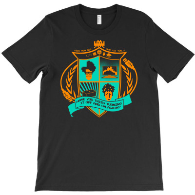 The It Crowd Crest T-shirt Designed By Sani Santika
