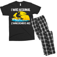 Cool Wakeboarding Design For Men Women Wakeboard Wakeboarder T Shirt Men's T-shirt Pajama Set | Artistshot