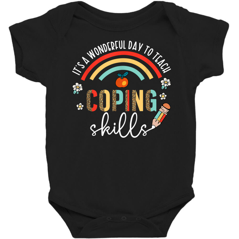 Coping Skills School Counselor School Counseling Week T Shirt Baby Bodysuit | Artistshot