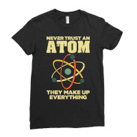 Funny Atom Art Men Women Stem Molecule Chemistry Teacher T Shirt Ladies Fitted T-shirt | Artistshot