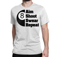 Funny Billiards Long Sleeve T Shirt For 8 Ball Pool Player Classic T-shirt | Artistshot