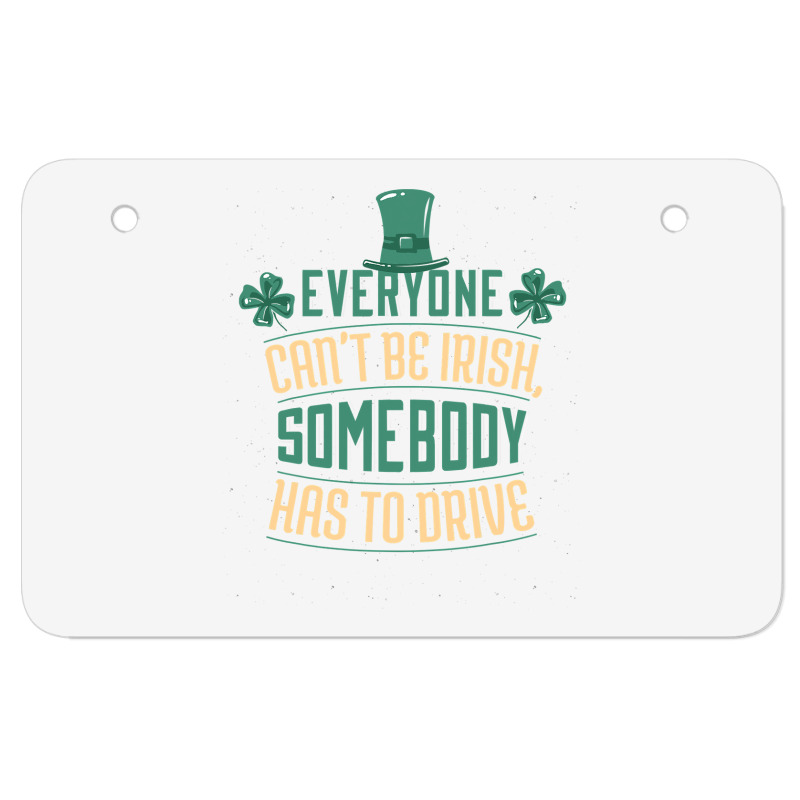 St Patricks Day Irish Green Saint Patrick Lucky St Patty Atv License Plate | Artistshot