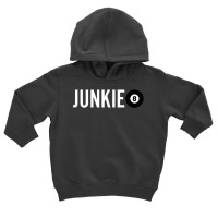 Funny Billiards Player Design For Eight Ball Junkies T Shirt Toddler Hoodie | Artistshot