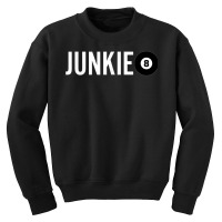 Funny Billiards Player Design For Eight Ball Junkies T Shirt Youth Sweatshirt | Artistshot