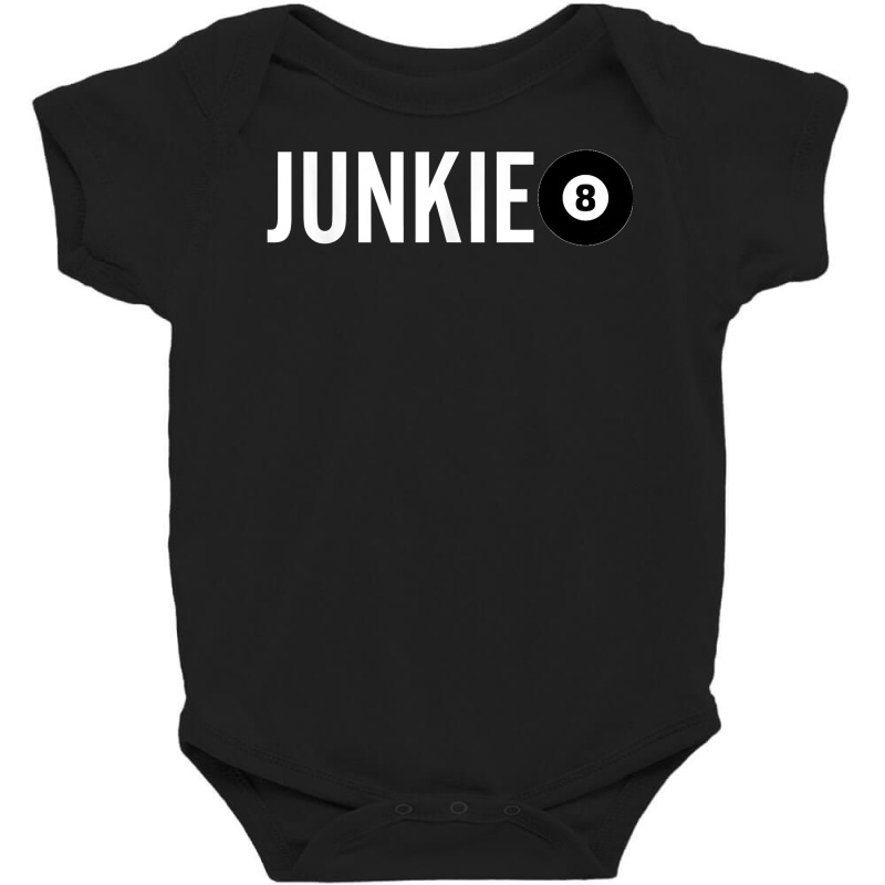 Funny Billiards Player Design For Eight Ball Junkies T Shirt Baby Bodysuit | Artistshot