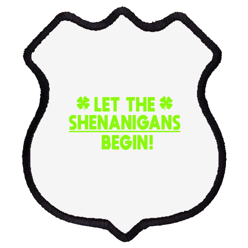 St Patricks Day Shenanigans Shield Patch | Artistshot