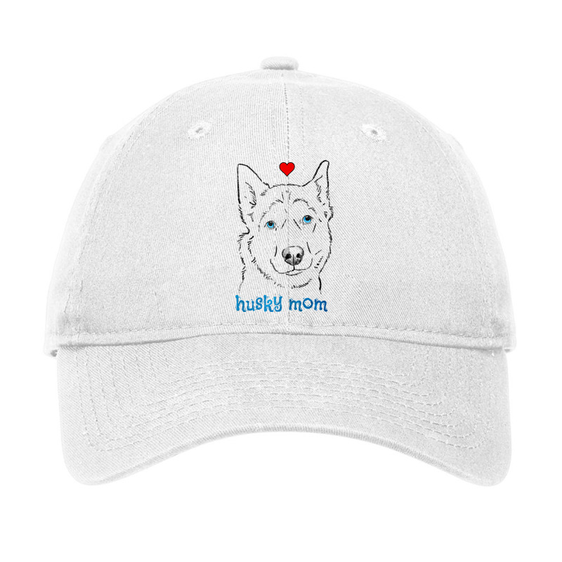 Husky Mom, Siberian Husky Lover, Husky Gift, Cute Husky T Shirt Adjustable Cap by jacolepachew | Artistshot