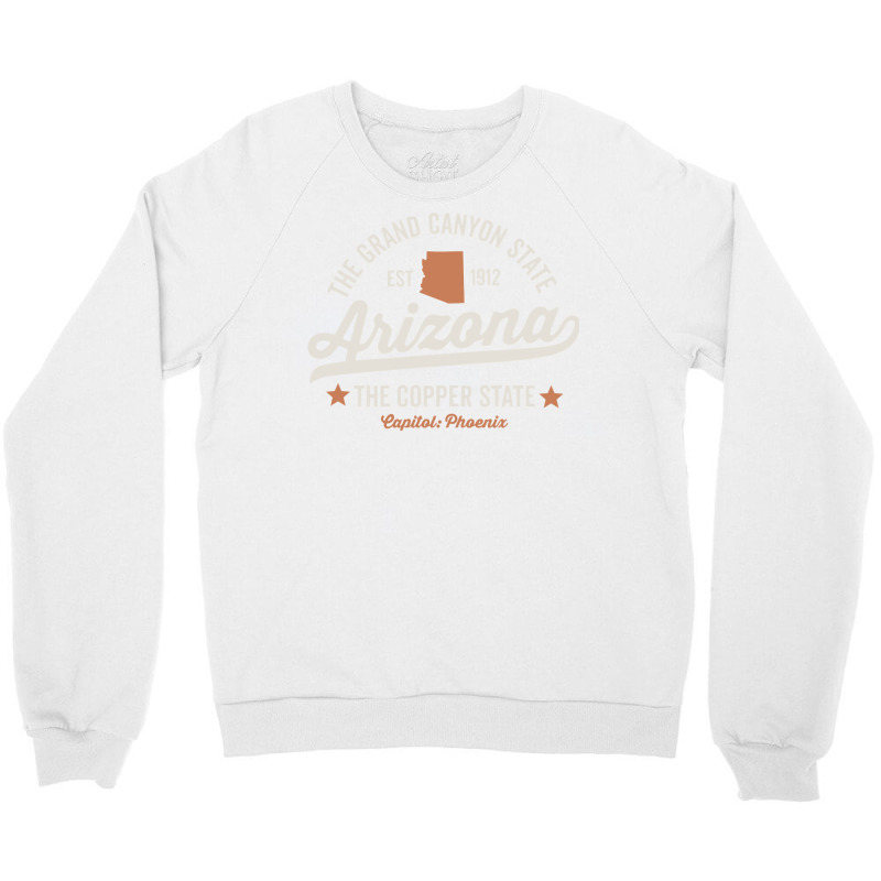 Arizona Vintage Sports Design Copper State Dark Pullover Hoodie Crewneck Sweatshirt | Artistshot