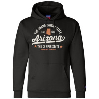 Arizona Vintage Sports Design Copper State Dark Pullover Hoodie Champion Hoodie | Artistshot