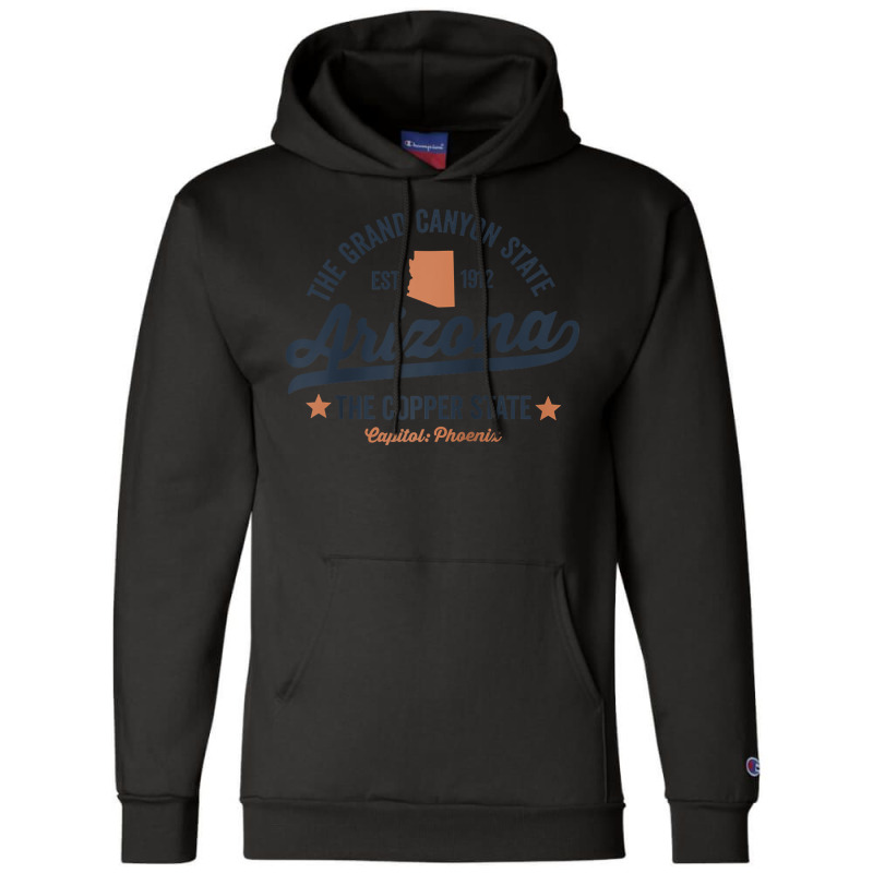 Arizona Vintage Sports Design Copper State Raglan Baseball Tee Champion Hoodie | Artistshot