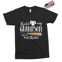 That's My Grandson Out There Gift Women Baseball Grandma Exclusive T-shirt | Artistshot