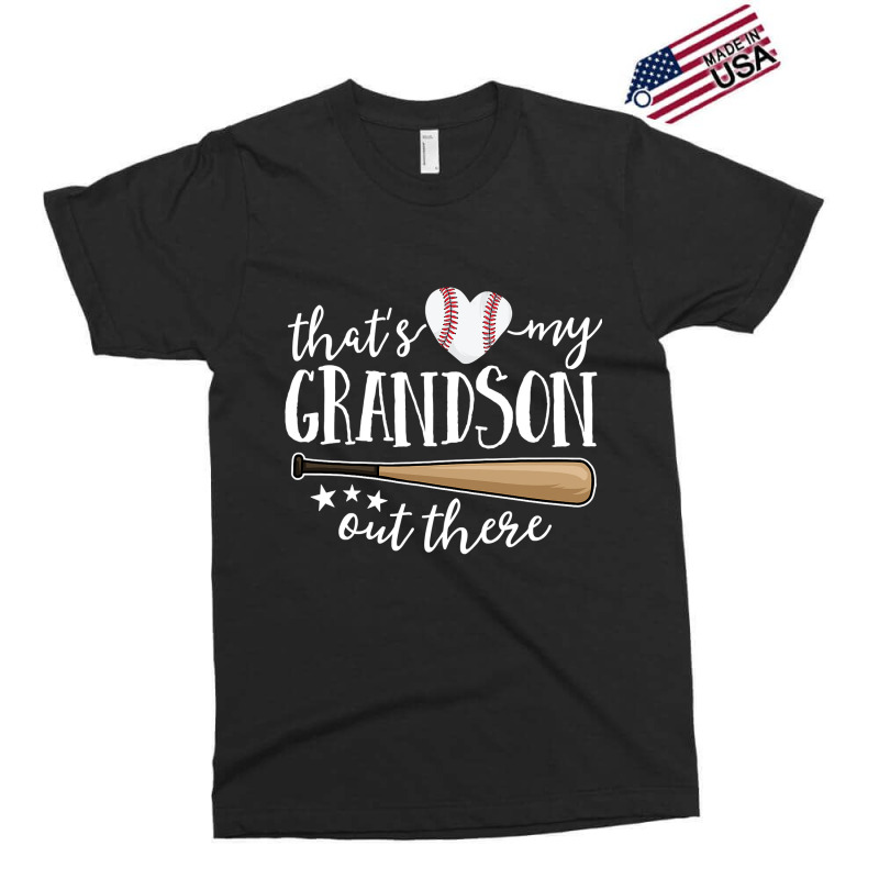 That's My Grandson Out There Gift Women Baseball Grandma Exclusive T-shirt by time5803 | Artistshot