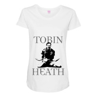 Tobin Heath Maternity Scoop Neck T-shirt | Artistshot