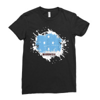 Micronesia Splash T Shirt Ladies Fitted T-shirt | Artistshot