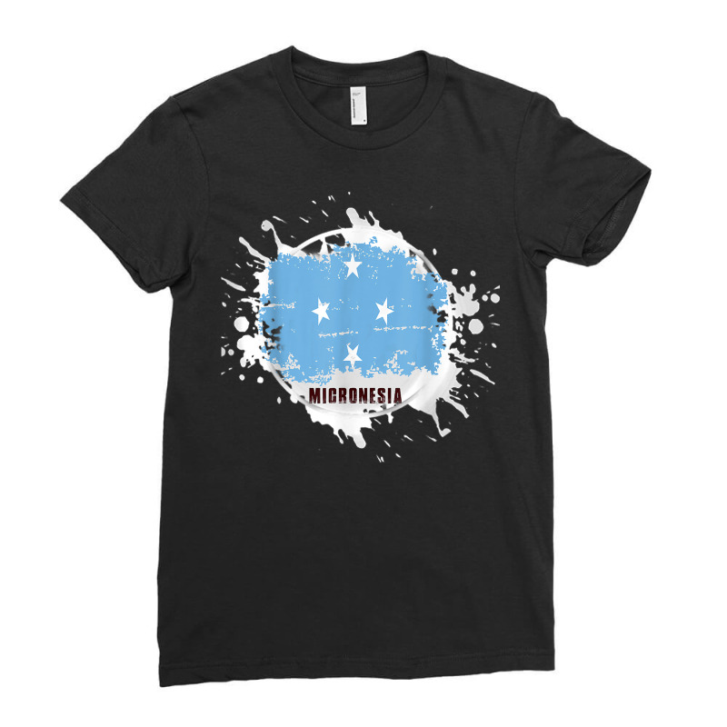 Micronesia Splash T Shirt Ladies Fitted T-Shirt by strnadoymoskwaoj | Artistshot