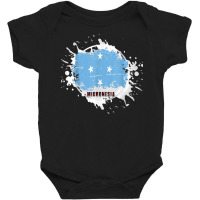 Micronesia Splash T Shirt Baby Bodysuit | Artistshot